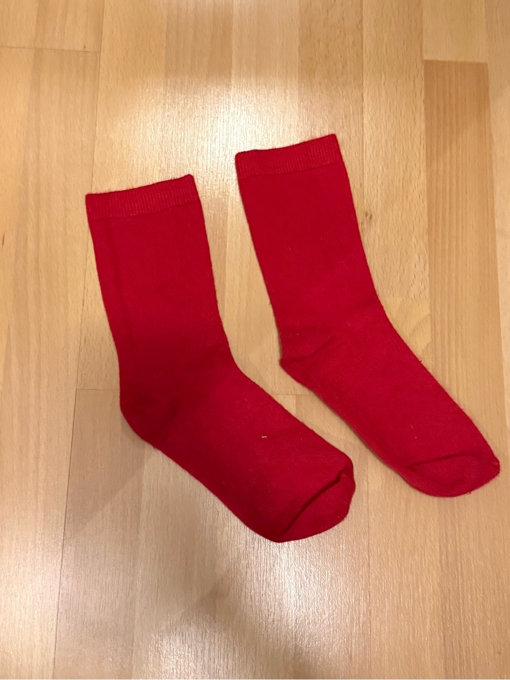 J. Jill Bright Red Crew Socks